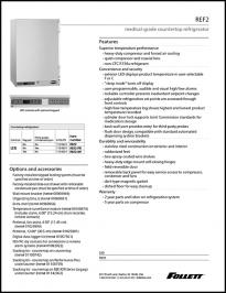 REF2 Medical-Grade Countertop Refrigerator