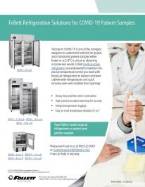 Refrigeration Solutions for COVID-19 Patient Samples
