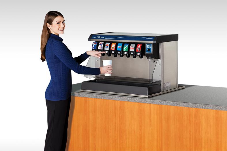 Vision-ice-beverage-dispenser