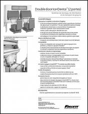 Double door Ice DevIce ice storage and dispensing systems (French)