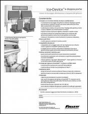 Double door Ice DevIce ice storage and dispensing systems (Italian)