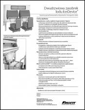 Double door Ice DevIce ice storage and dispensing systems (Polish)