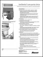 Single door Ice DevIce ice storage and dispensing systems (Portuguese)