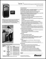 7 Series Undercounter Ice and Water Dispensers (Spanish)