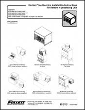 Horizon ice machine installation instructions for remote condensing unit
