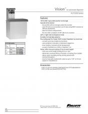 Vision VU155N Series ice and water dispenser