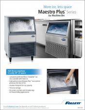 Maestro Plus ice machine bin - more ice, less space