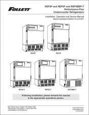 REF4P, REF5P, REF5BBP-T Performance Plus Undercounter Refrigerators serial numbers K25541 to L31321