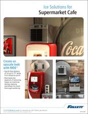 Ice Solutions for Supermarket Cafe