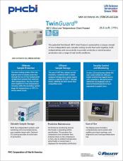 TwinGuard Series Ultra-low temperature chest freezer - 25.3 cu ft capacity