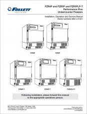 FZR4P and FZR5P and FZR5PLP-T Performance Plus Undercounter Freezer models after serial number L31321