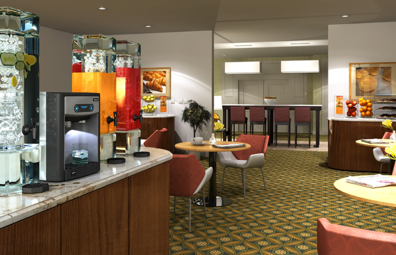 hospitality area of hotel