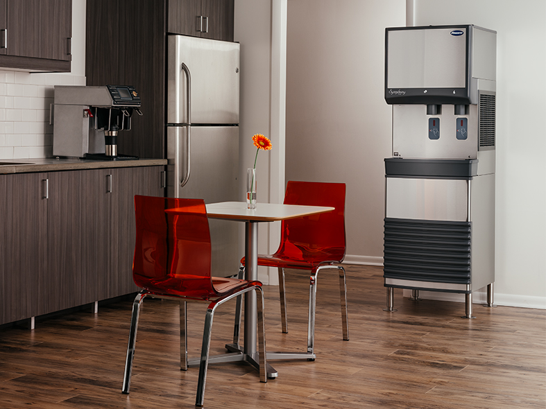 Symphony Plus in employee break room