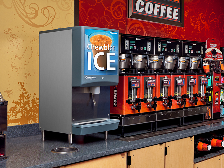 Symphony Plus dispenser at coffee bar