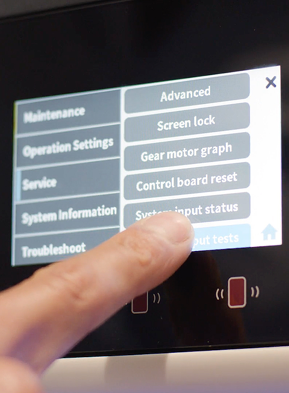 user interface screen of Champion model