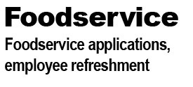 Foodservice applications, employee refreshment