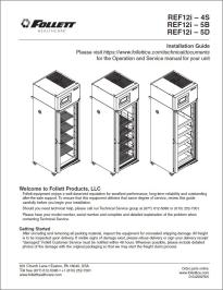 REF12i-4S, 5B, 5D Installation Guide