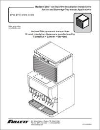 Horizon Elite D710/E710/C1010/C1410 Top-mount for Ice and Beverage Dispensers