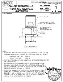 Symphony Plus 25CI414/50CI414 Series Countertop Seismic Information