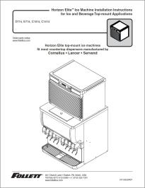 Horizon Elite D714/E714/C1014/C1414 Top-mount for Ice and Beverage Dispensers
