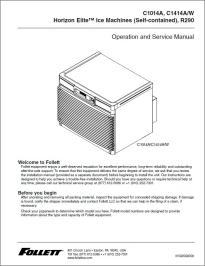 Horizon Elite™ C1014A/C1414A/W Ice Machines Self-contained R290