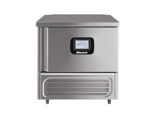 5 tray blast chiller reach in facing front