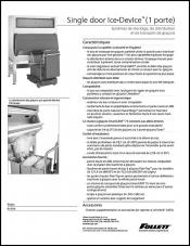 Single door Ice DevIce ice storage and dispensing systems (French)