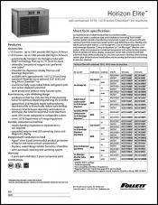 Horizon Elite Chewblet ice machine - self-contained 1010/1410 series