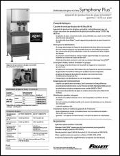 Symphony Plus Ice and Water Dispenser with Chewblet Ice Machine - 110 FB series freestanding (French)