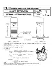 Symphony 110FB400A/W Series Freestanding, Slab Floor Seismic Information