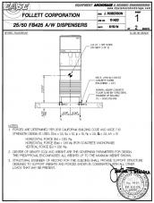 Symphony Plus 25/50FB425A/W Series, Freestanding Seismic Information