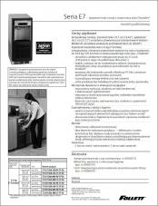 E7 Series undercounter ice and water dispenser (Polish)
