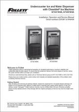 E7UC and E7UD Undercounter Ice and Water Dispenser with Chewblet® Ice Machine with serial numbers E01087 to K46456