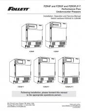 FZR4P and FZR5P and FZR5PLP-T Performance Plus Undercounter Freezer models serial number K25542 to L28496