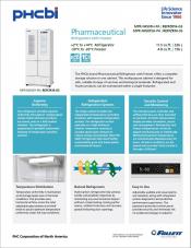 Pharmaceutical 11.5 cu ft Refrigerator and 4.8 cu ft Freezer