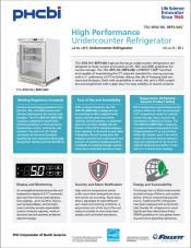 High Performance Undercounter Refrigerator