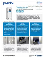 TwinGuard Series Ultra-low temperature upright freezer - 12.7 cu ft capacity