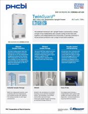 TwinGuard Series Ultra-low temperature upright freezer - 25.7 cu ft capacity