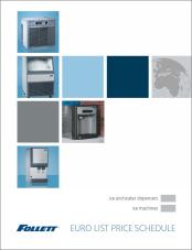 Ice Machines and Dispensers January 1, 2023 Euro List Pricing