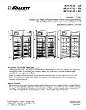 REFVAC45–LB, REFVAC45–PH, REFVAC45–PD above serial number Q86638 Installation Guide