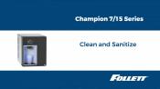 Champion Cleaning and Sanitizing video