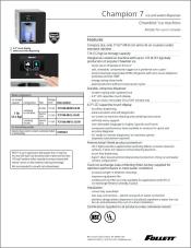 Champion 7 countertop ice and water dispenser - Canada