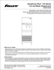 Symphony Plus™ 110FB414A/W Ice and Water Dispensers Installation, Operation and Service Manual
