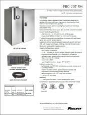Roll In Blast Chiller - 1 trolley