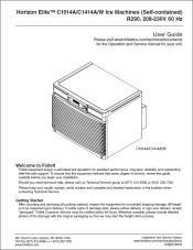 Horizon Elite™ C1014A/C1414A/W Ice Machines Self-contained R290