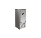 Follett 15 tray reach in blast chiller with door closed, facing right